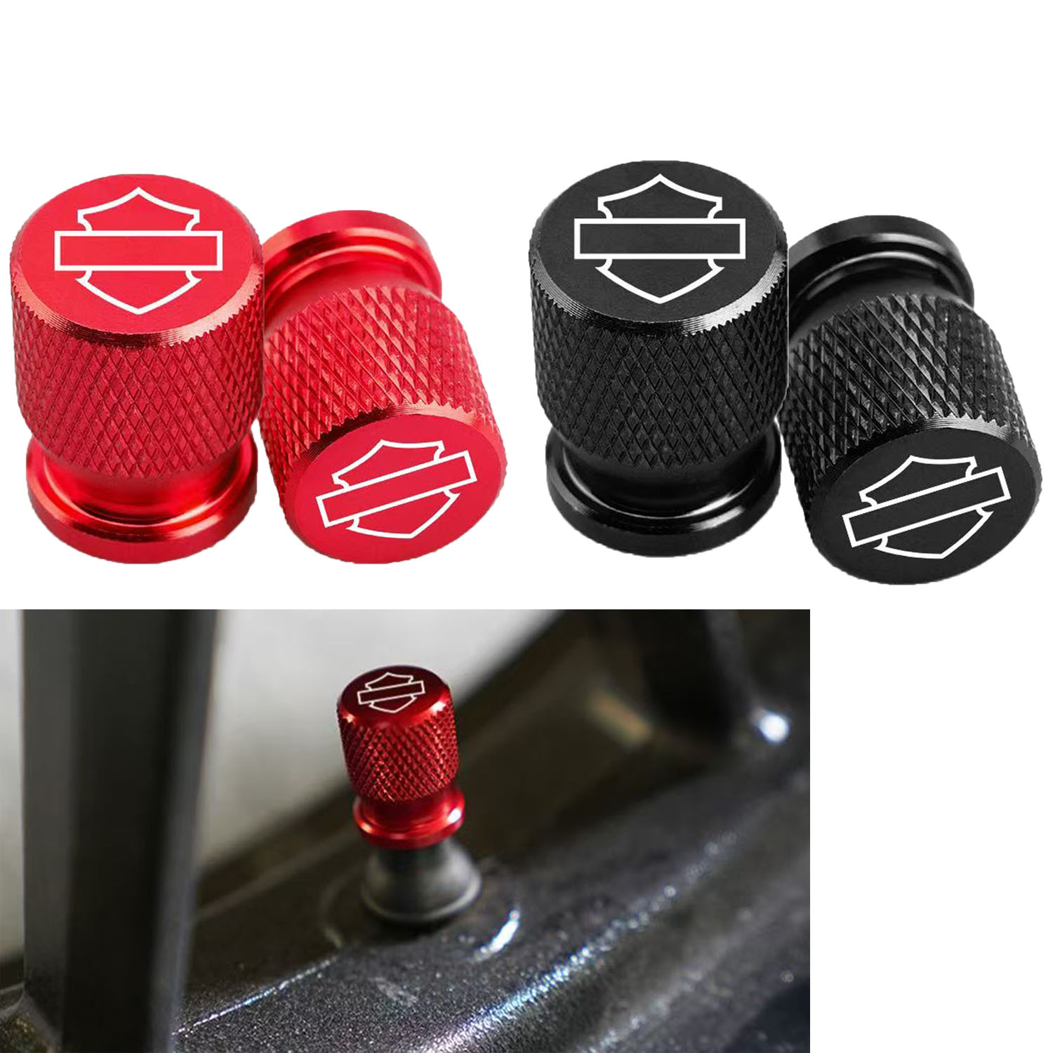 Motorcycle Valve Cover - Tampas de válvula de pneu de