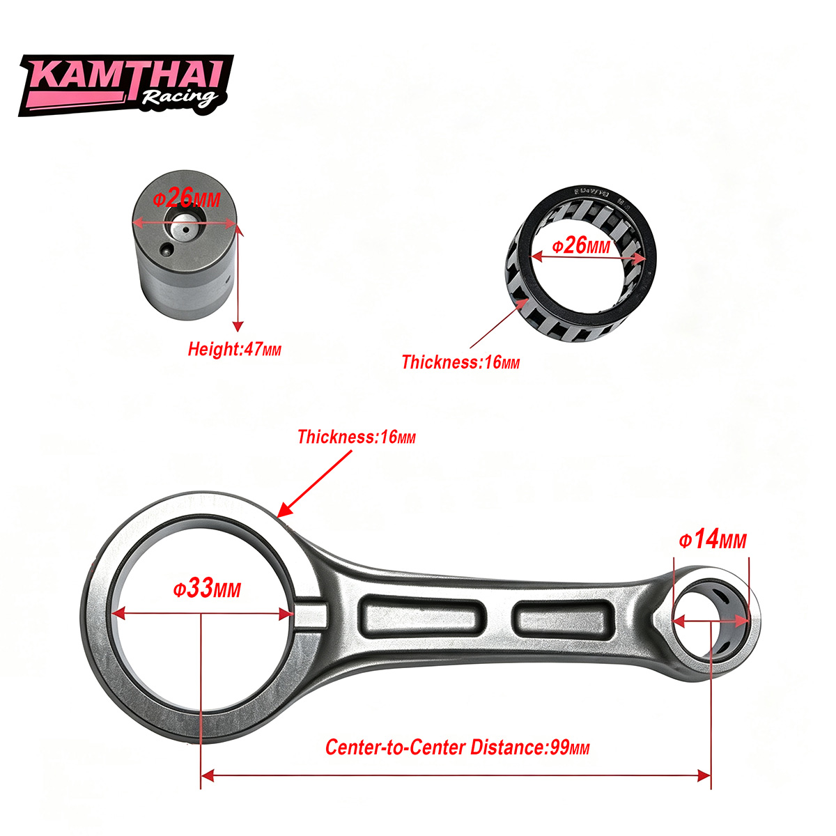 Kit de Biela Usinada em CNC KA - Motorcycle Crankshaft avaliação e preço