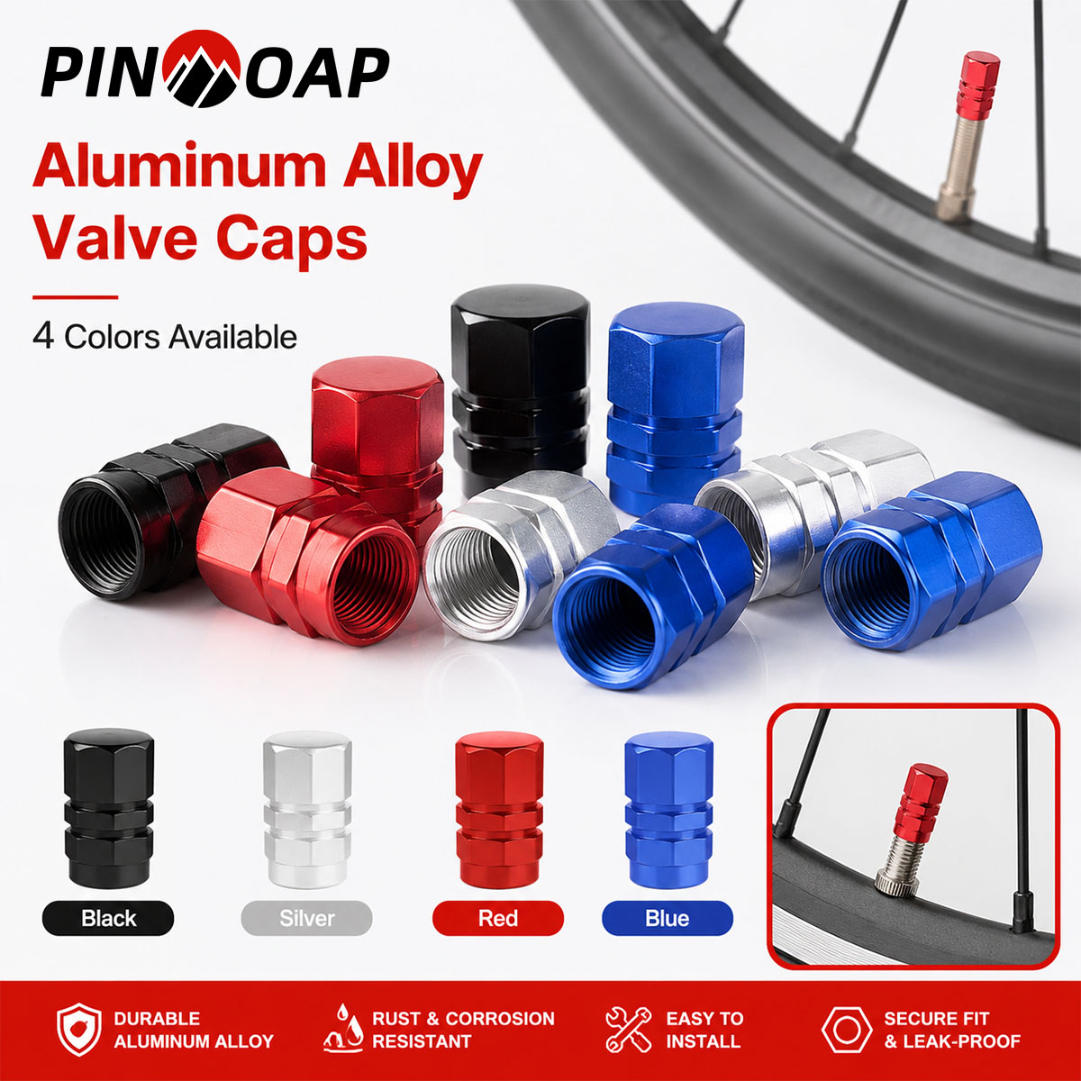 PINMOAP 4/12PCS Tampas de Válv - Motorcycle Valve Cover avaliação e preço